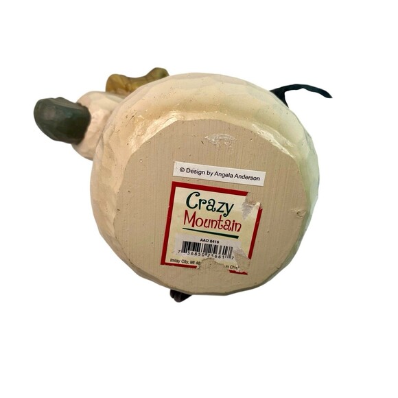 Snowman Night Light Figurine Prim Holiday Decor Lamp Electric Crazy Mountain - Picture 6 of 6